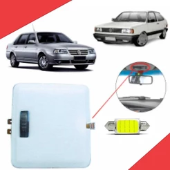 Lanterna Teto + Lampada Led Gol Saveiro Voyage Parati Quadrado