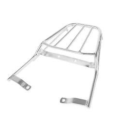 Bagageiro Sansão Churrasqueira Em Aço Maciço Pro Tork Moto Dafra Speed 150 2003 A 2010 Cromado Preto