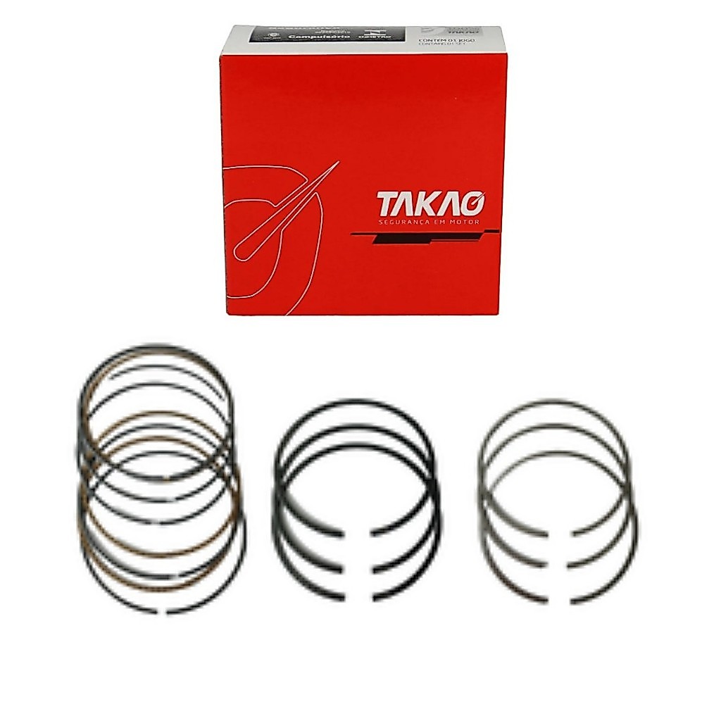 Jogo Aneis Motor Medida Std Para Kwid Logan Sandero 1.0 12v