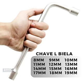Chave Biela Tipo L Sextavada IMA Aço (Escolha o Tamanho 8mm a 19mm)
