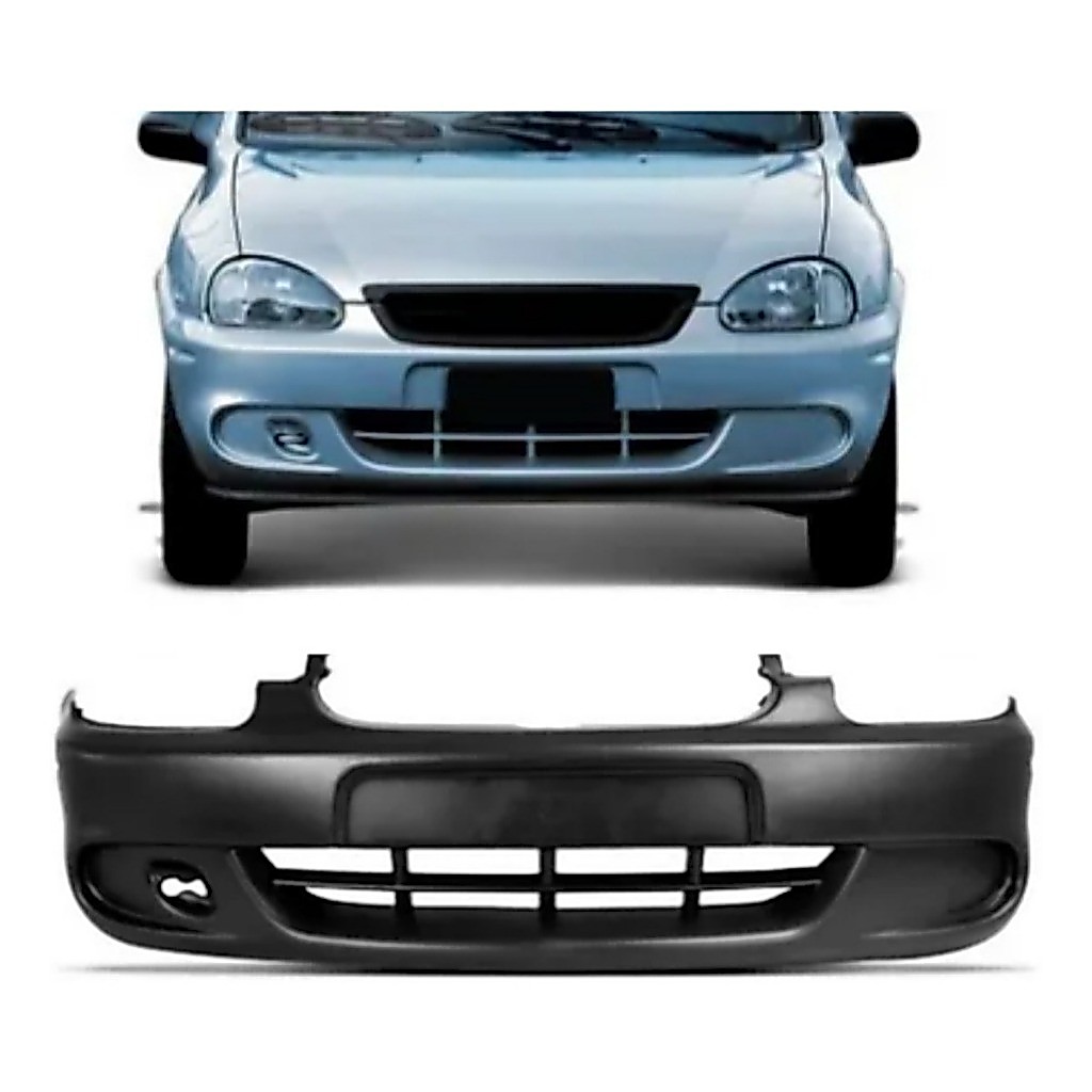 PARACHOQUE DIANTEIRO CORSA SEDAN / CLASIC /WAGON 1999 / 2008 PRETO LISO S/ FURO