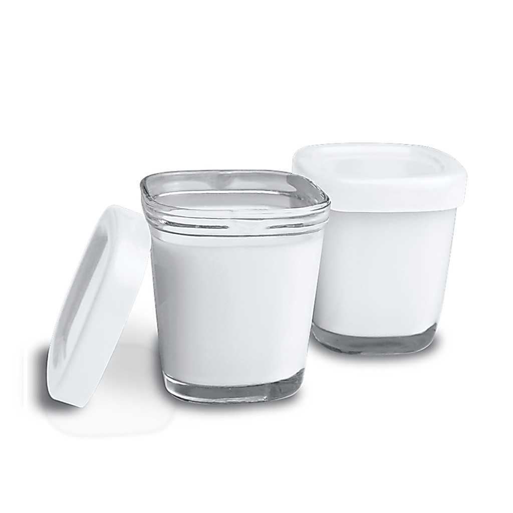 Kit 4 Potes Hermético Vidro Antivazamento 170 ml cada