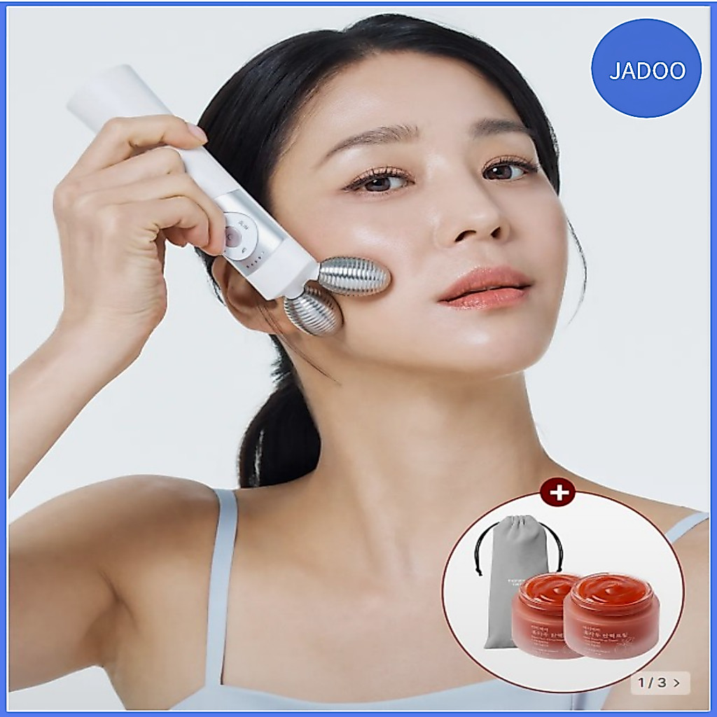 [Dispositivo EMS V-Cera Gua Sha + Conjunto De 2 Cremes Reafirmantes]