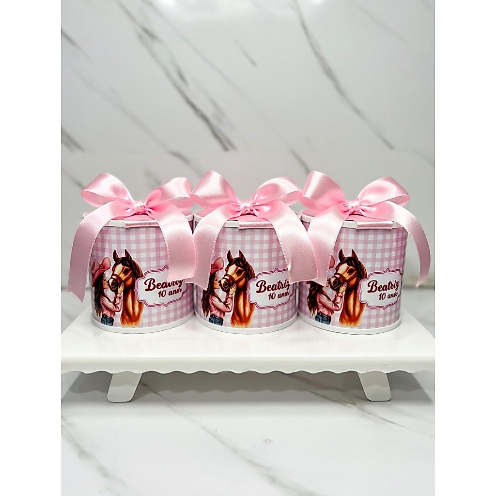 Kit tubolatas personalizadas BOIADEIRA • Lembrancinha maternidade | aniversário | chá de bebê • 5x6 - Vários temas
