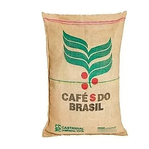 Saco De Estopa Juta Café Do Brasil (novo) Original Top - COM ESTAMPA — imagem 2 de 2