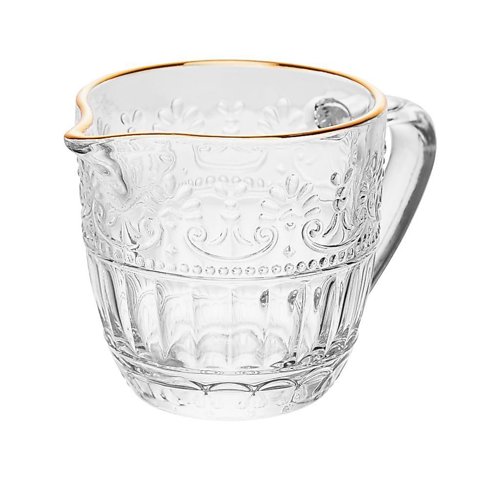 Leiteira Mauve com Fio de Ouro 230ml Cristal - Wolff · foto 2