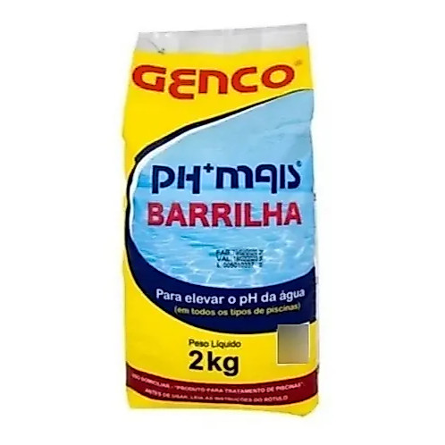 Kit Com 2 Elevador De Ph Para Piscina Barrilha Ph Mais Genco — imagem 2 de 2