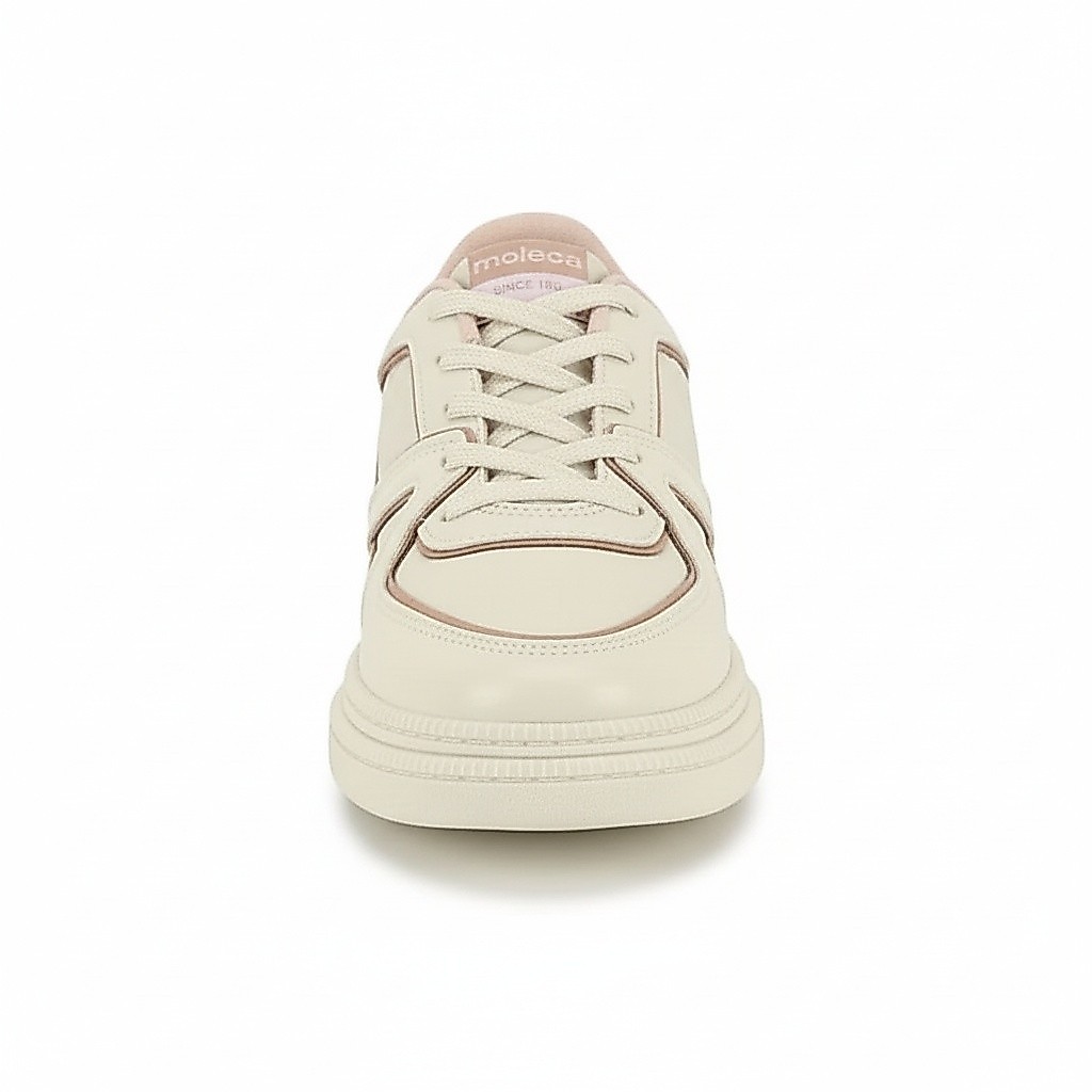 Tênis Moleca Feminino Nylon Branco Off Leveza Casual