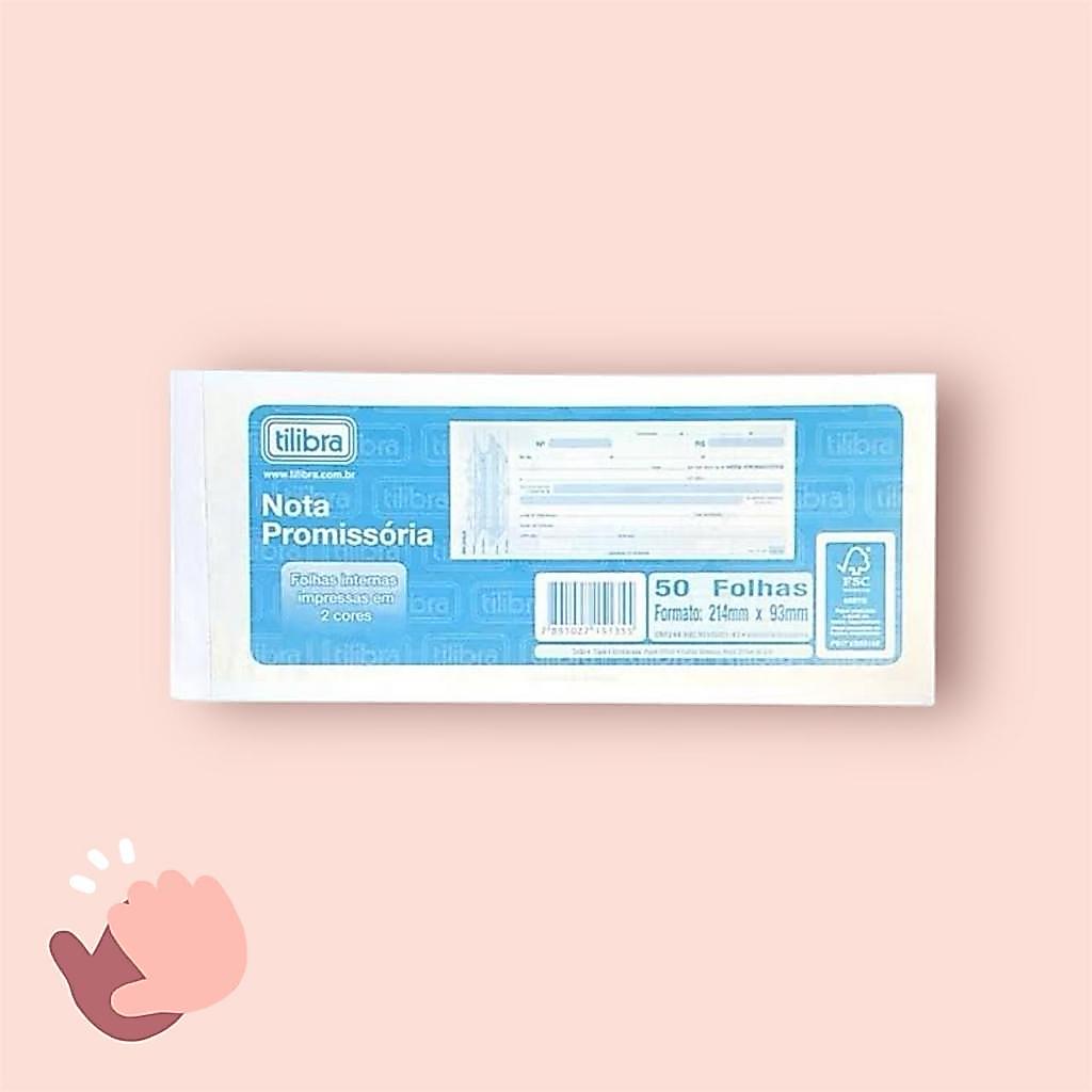 Nota Promissoria 50 Folhas Tilibra