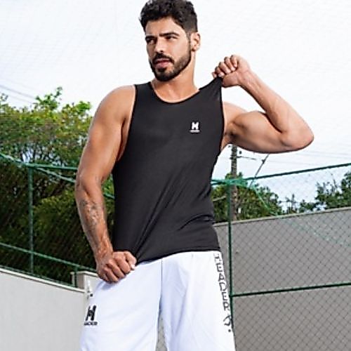 Camiseta Header Regata Masculino e Feminino Nadador Musculação Academia Revenda