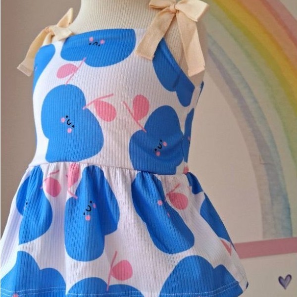 Conjunto Infantil Menina Maça Alça de Amarração
