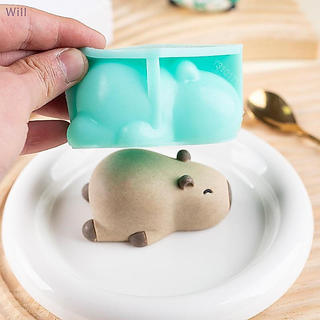 2025 Novo Bonito Capivara Leite Geléia Molde De Silicone Pudim Acessórios De Cozimento Em Casa