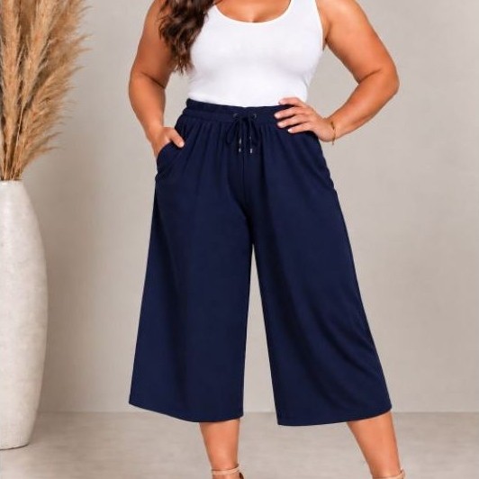 CALÇA PONTACURT ELEGANTE CASUAL tamanho G eGg TECIDO ROMANTIC
