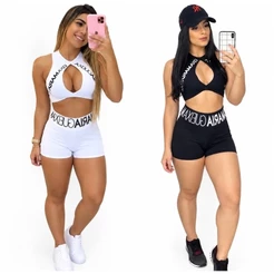 Conjunto Feminino MariaGueixa short y cropet