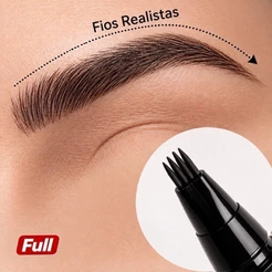 Caneta Sobrancelha Fio a Fio Preenche Falhas Efeito natural Microblading Á prova d'água