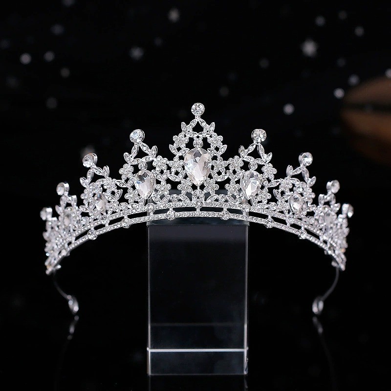 Acessório De Cabelo Espumante Coroa De Noiva Para Festa De Aniversário De Casamento