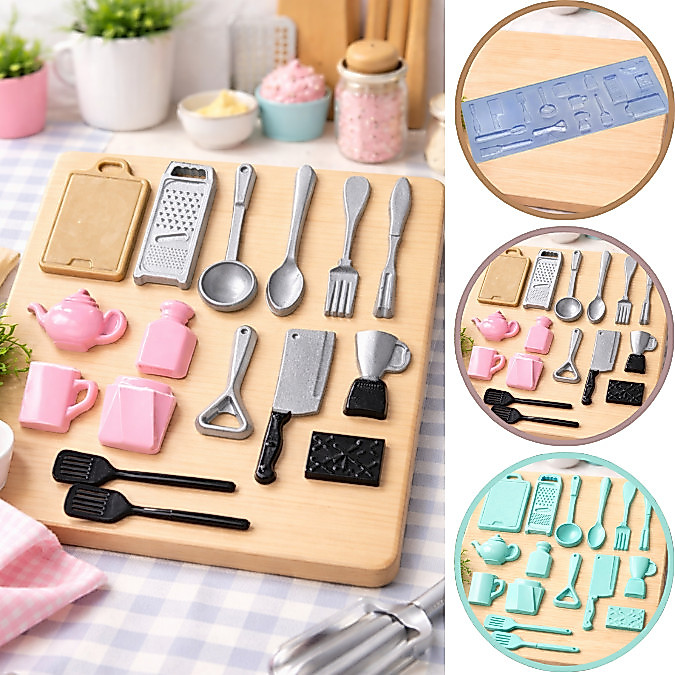 Forma De Modelagem Acetato Porto Utensílios De Cozinha Chefe P856 (CHOCO)