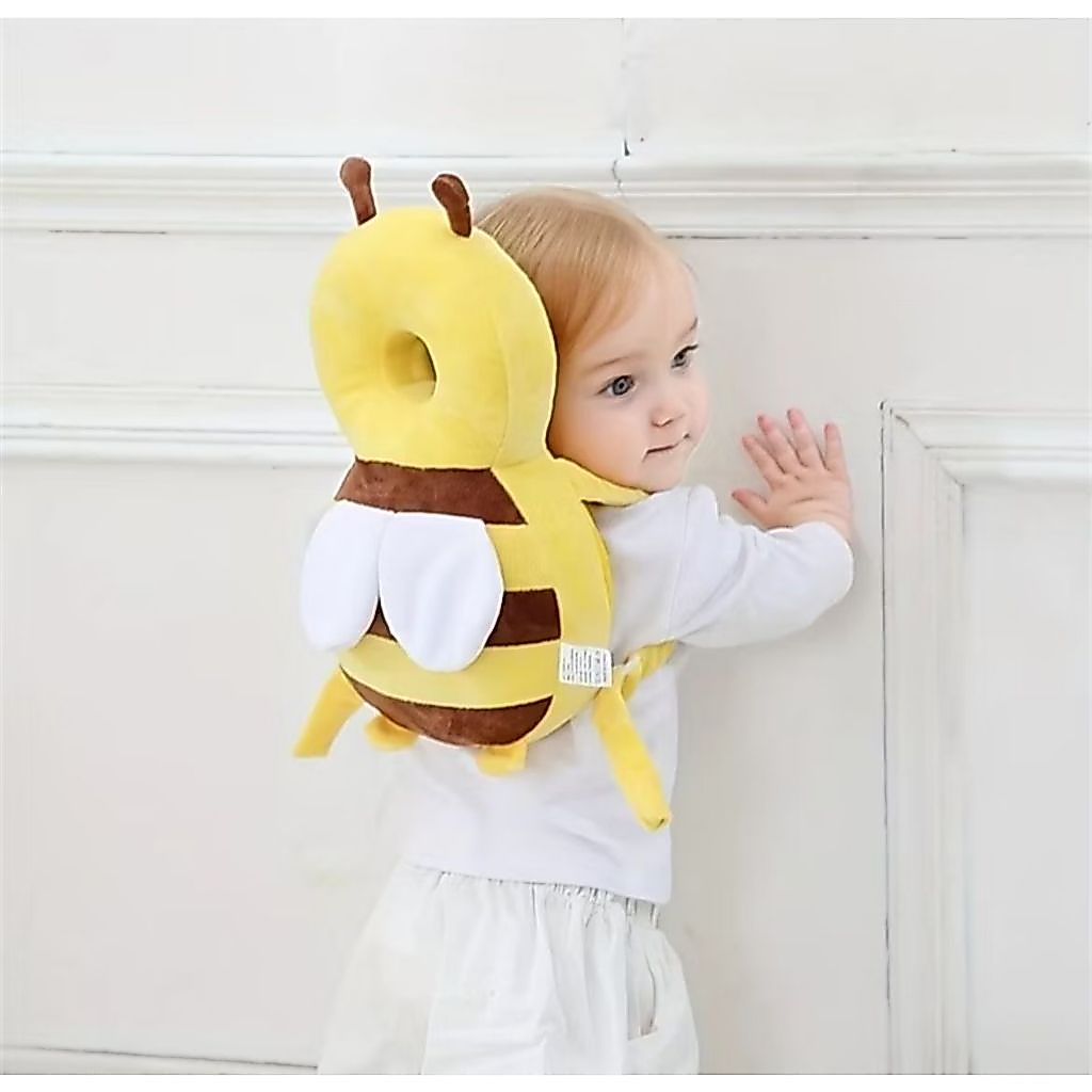 Mochila Almofada Ajustável De Proteção Para Bebê Cabeça E Nuca - Envio Já!