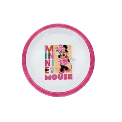 Prato Minnie Fundo Melamine Tuut - Linha Disney 21cm
