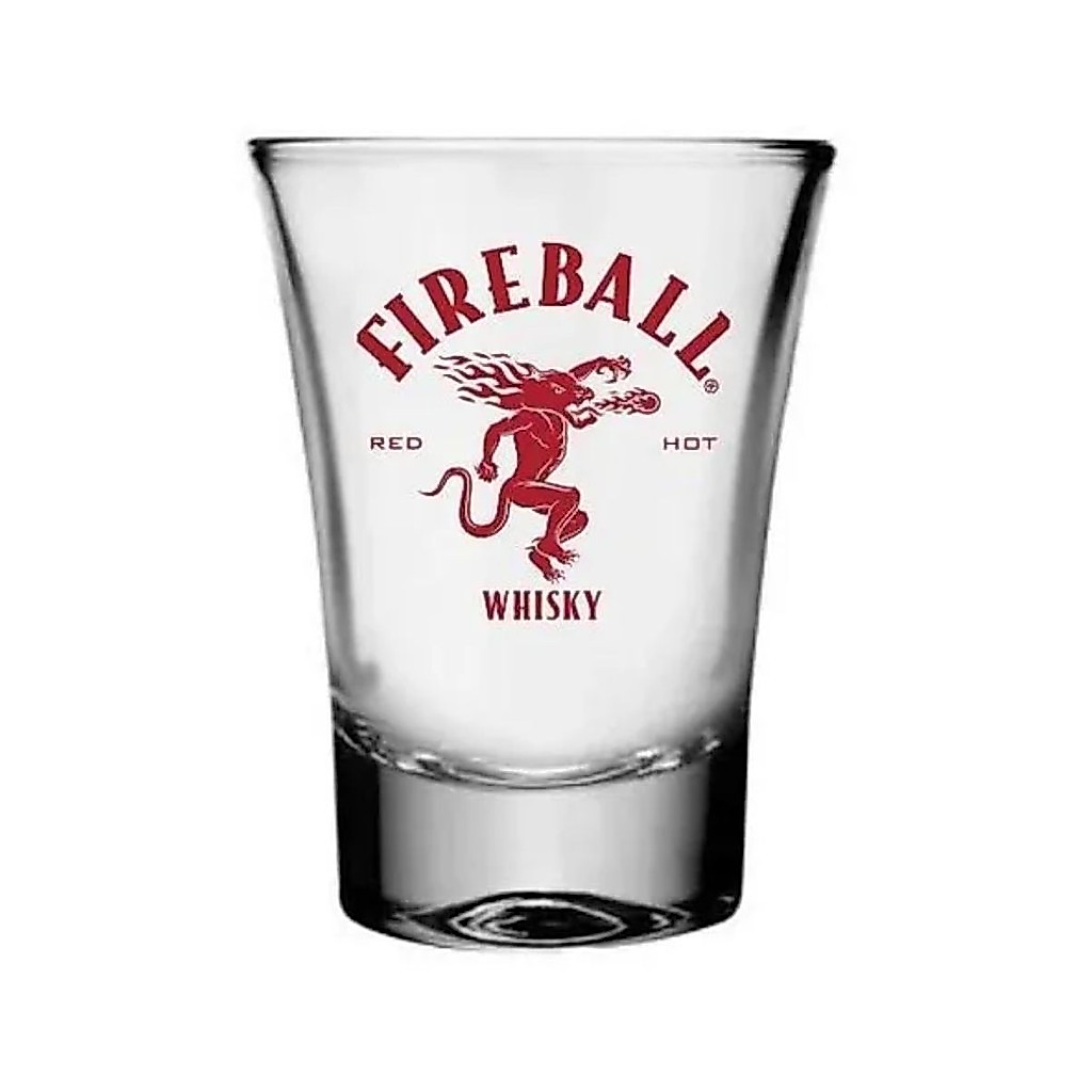 Copo de Shot Fireball vidro