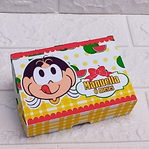 Caixa 6 Doces Magali Personalizada - Lembrancinhas Personalizada - Festa Infantil - Festa de Aniversário Infantil