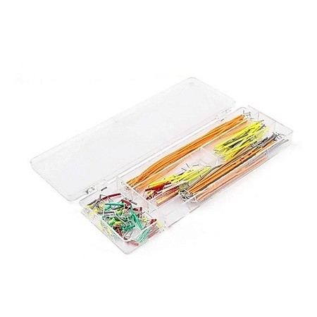 Kit Cabo Jumper, Tipo U P/ Protoboard 140 Pcs