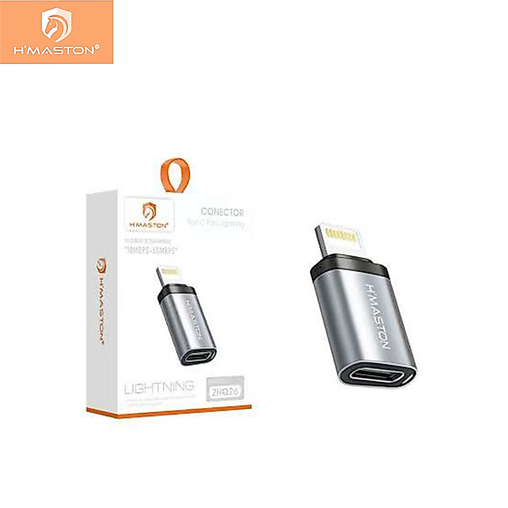 H'maston ZHQ-25/ZHQ-26 Adaptador OTG Para   Saida suporta  Lightning para Tipo-C Android E iPhone
