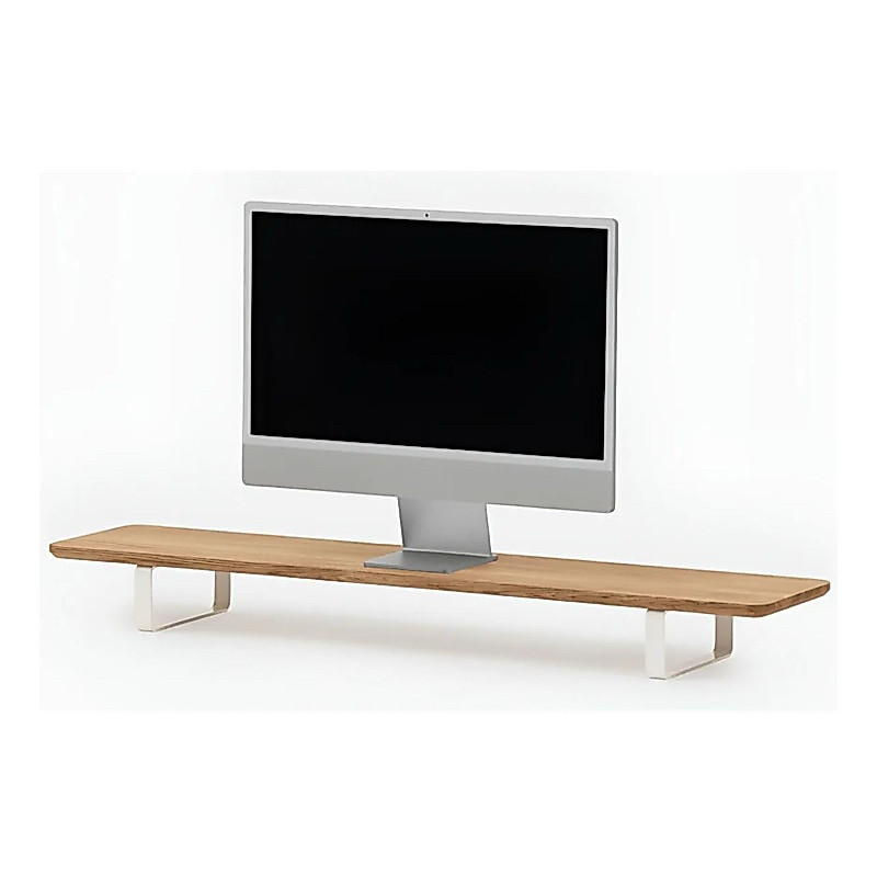 Stand de Monitor 110x22cm  – Suporte Elevatório para Mesa, Escritório e Home Office