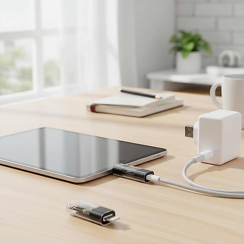  Adaptador de caneta Fonken USB C para Apple Pencil Gen 1, compatível com iPad 10a e 11a geração