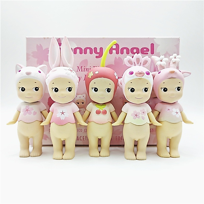 Novo Sonny Angel Blind Box Cherry Blossom Series Mini Anime Figuras Edições Limitadas Bonecas Fãs Presente