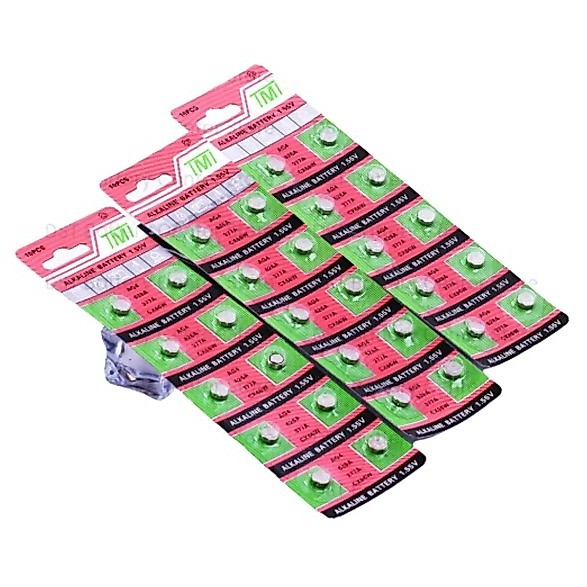 Bateria Ag4 377 Sr626sw Sr626 177 376 626a Lr66 Lr626-Cartela com 10 Unidades — imagem 2 de 2