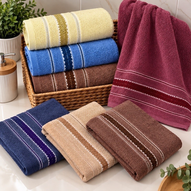 Kit 2 Toalhas de Rosto Macias e Absorventes – Cores Sortidas — imagem 2 de 2