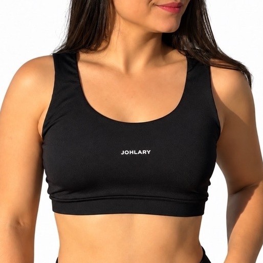 Top Fitness Feminino Poliamida Zero Transparência Academia Treino Sustentação Tamanho Único