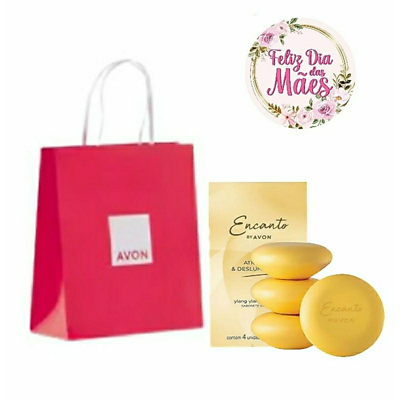 Presente Caixa de Sabonete em Barra Encanto Avon (Dia das Mães 2025)