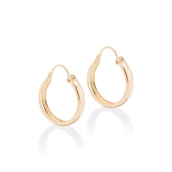 Brinco Argola Rommanel Feminina Dourada Banhada Ouro 18k 520402