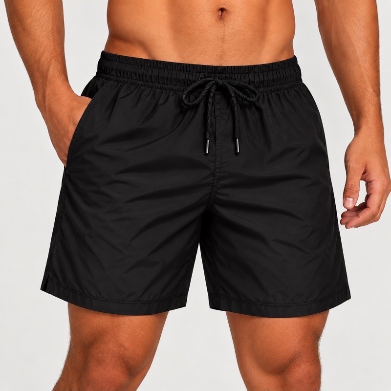 Short Masculino Liso Tactel Com Bolsos Mauricinho Bermuda Praia Academia Treino Corrida Secagem Rápida