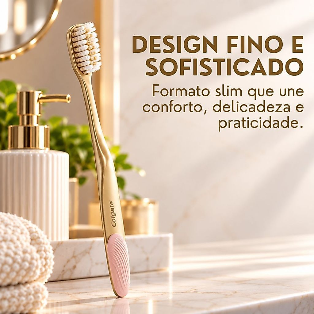 Escova Dental Ultramacia Colgate Slim Soft Gold 4 Unidades — imagem 2 de 2