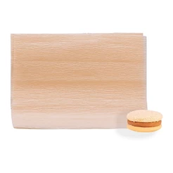 100 papel crepom impermeavel + BOPP para bem casado 15x15
