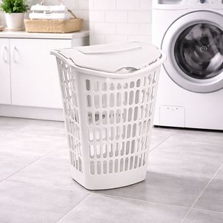 Cesto Telado Retangular 40L Organizador Multiuso Ventilado Lavanderia Roupa Brinquedos Ba…