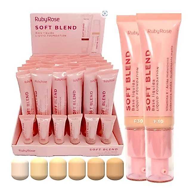 Base líquida soft Blend Ruby Rose