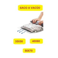 Sacos Organizadores À Vácuo Com Zíper 35x50 40x60 50x70 Para Viagem Cobertor Closet Mala Protetor
