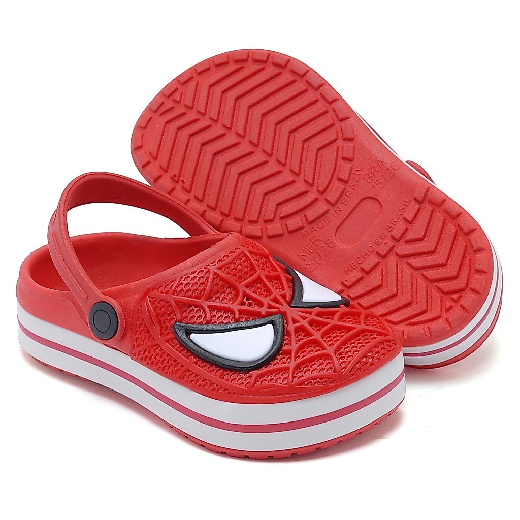 Sandalia Babuche Infantil Menino Homem Aranha