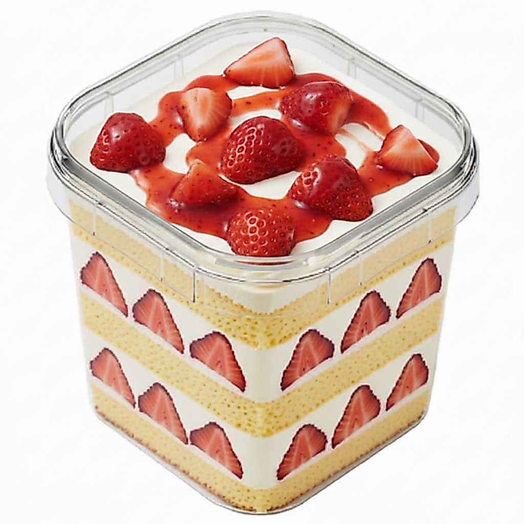 Pote Quadrado com Tampa e Lacre 220ml Plastilania 10 Unidades