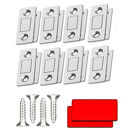 Kit 8 Unidades Adesivo Magnético Multiuso Para Portas - House Tools
