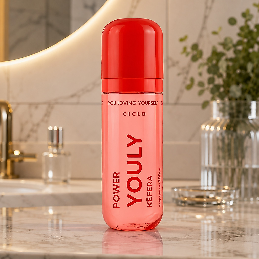 Body Splash POWER Youly Kefera Ciclo 200ml Feminino Bloqueador de Odor