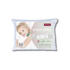 Travesseiro Infantil Stillo Látex Orthocrin Kids - 28X35X10