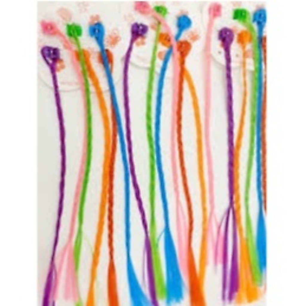 Kit 3 Cartela De Mecha De Cabelo Com Tererê Infantil Com 6 Unidades