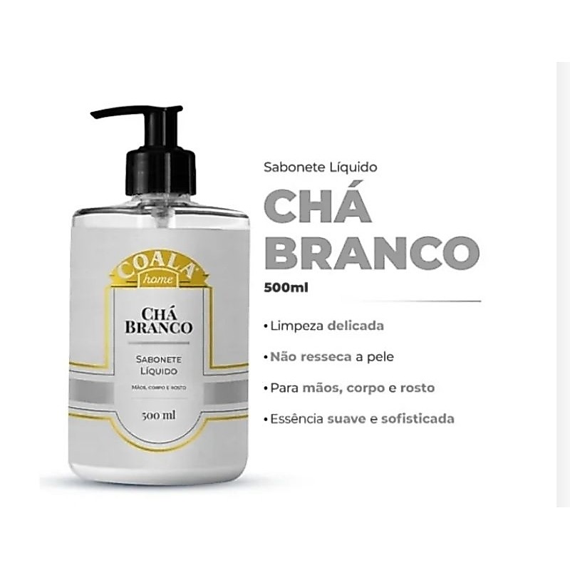 coala sabonete líquido chá branco 500ml