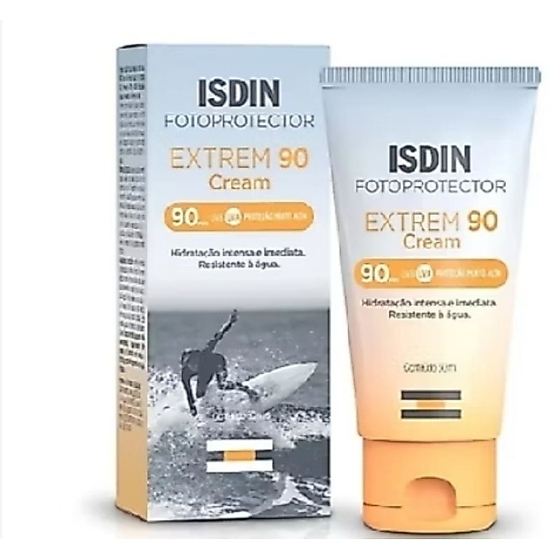 Protetor Solar Facial ISDIN Extrem 90 Creme, FPS 90