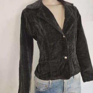 Blazer preto feminino.